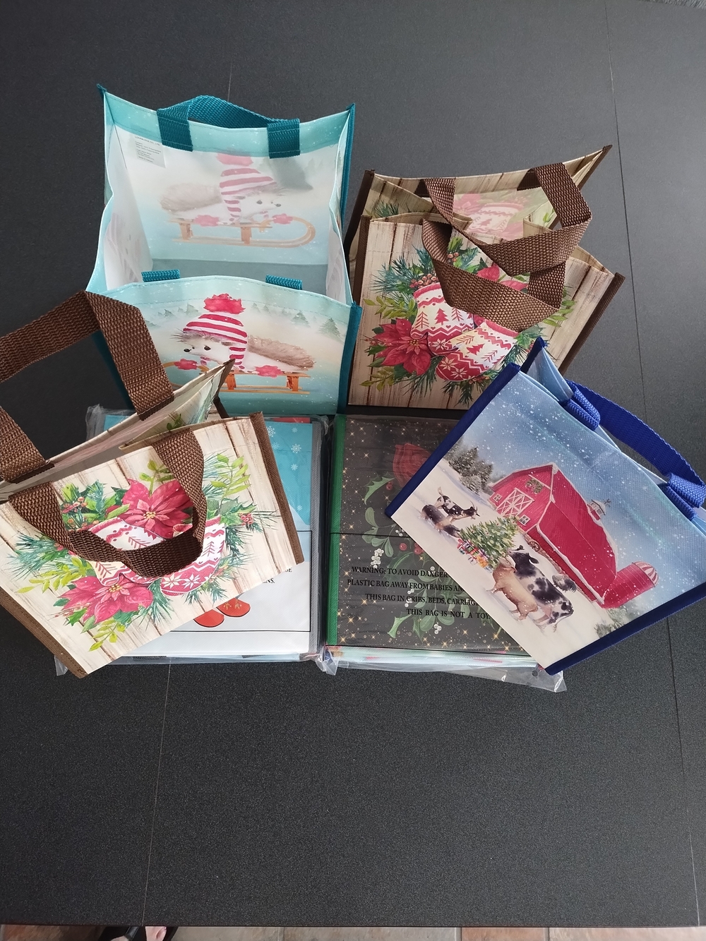 16 New Lock & Lock Reusable Holiday Tote Bags